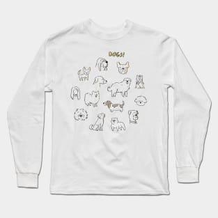 Dogs Long Sleeve T-Shirt